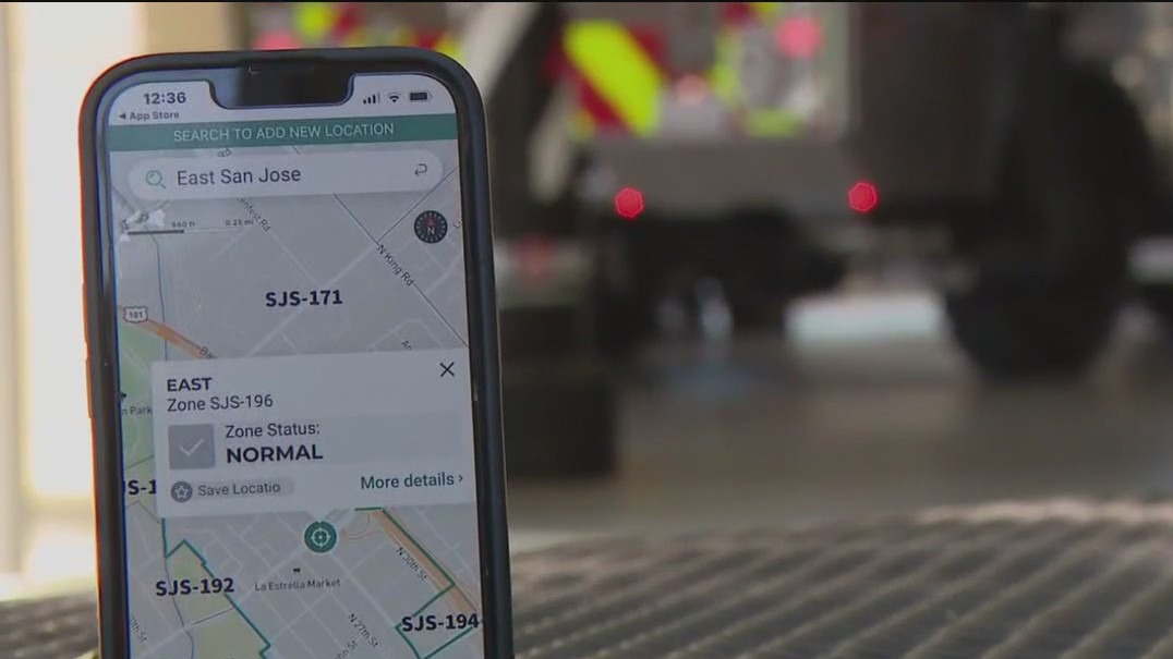 SJFD activates Genasys Protect app just before Ranch Place Fire sparks in San Jose hills