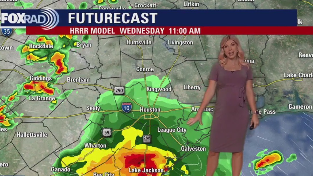 Houston weather: Showers likely for Wednesday