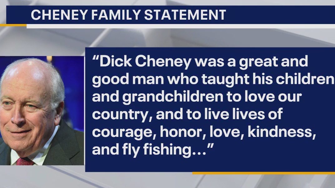 Former VP Dick Cheney dies at 84