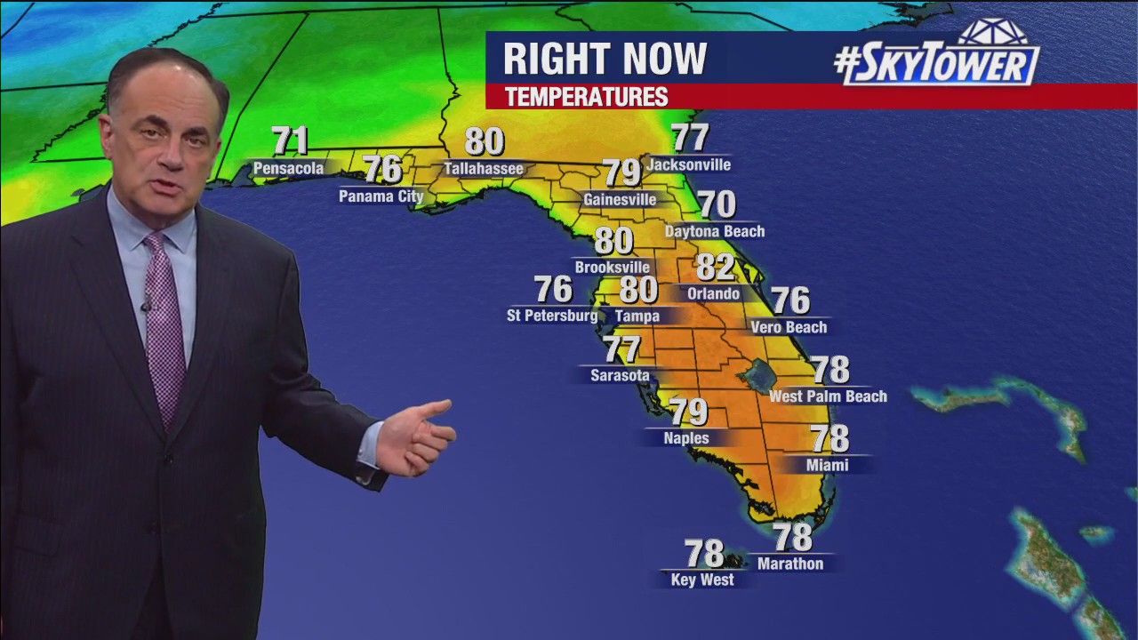 Tampa weather | Warm temperatures for a few days