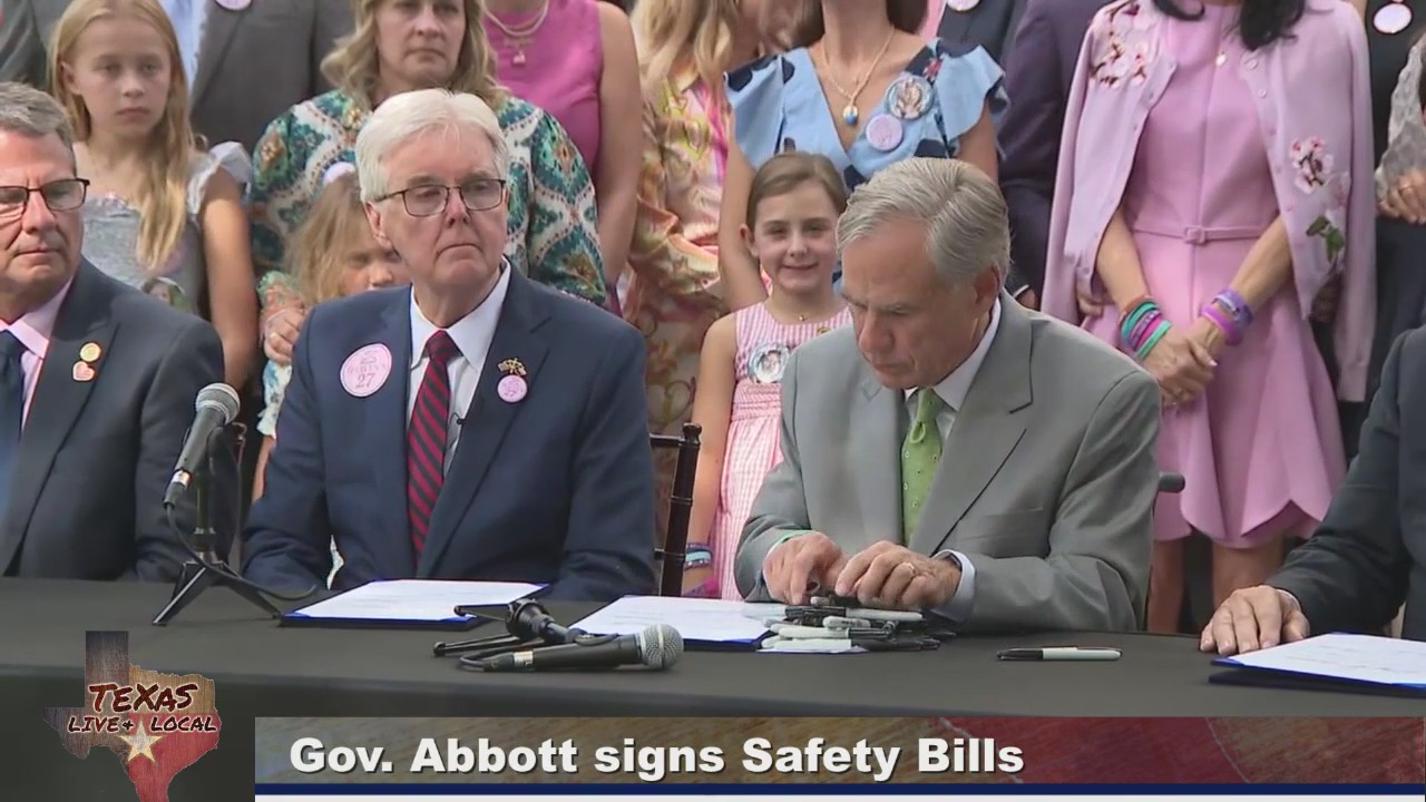 Texas Gov. Greg Abbott signs safety bills, dove season in Texas, and more