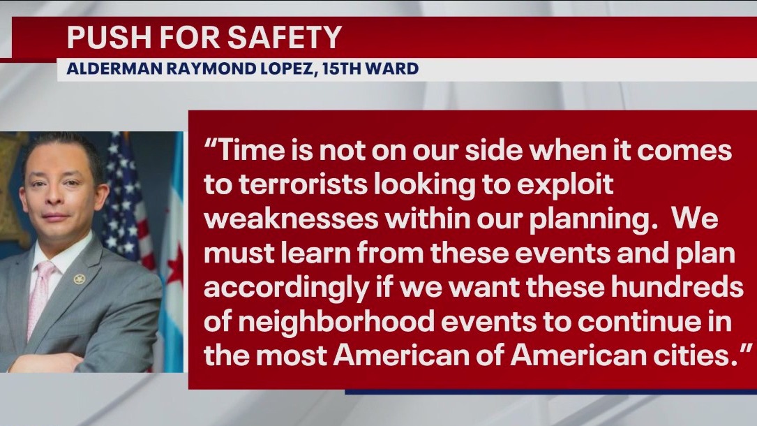 Chicago alderman pushes for stronger street festival barriers