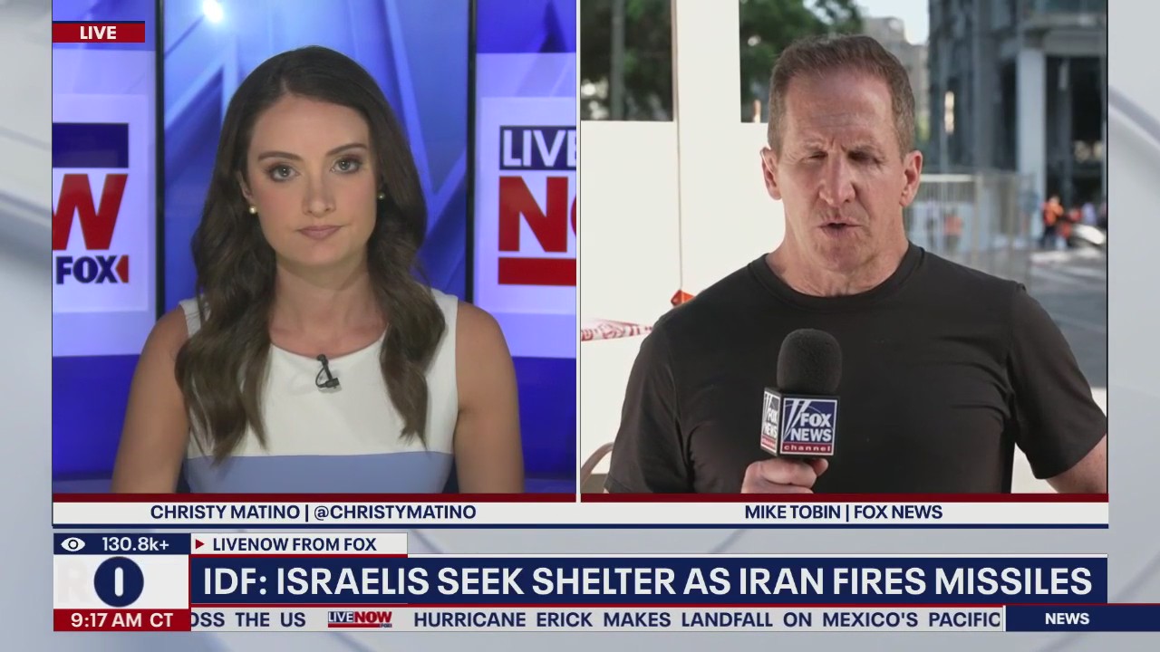 IDF: Israelis seek shelter as Iran fires missiles