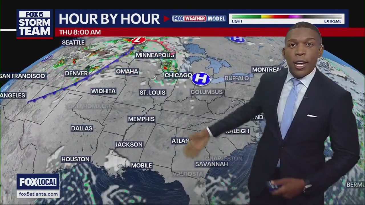 Monday afternoon forecast