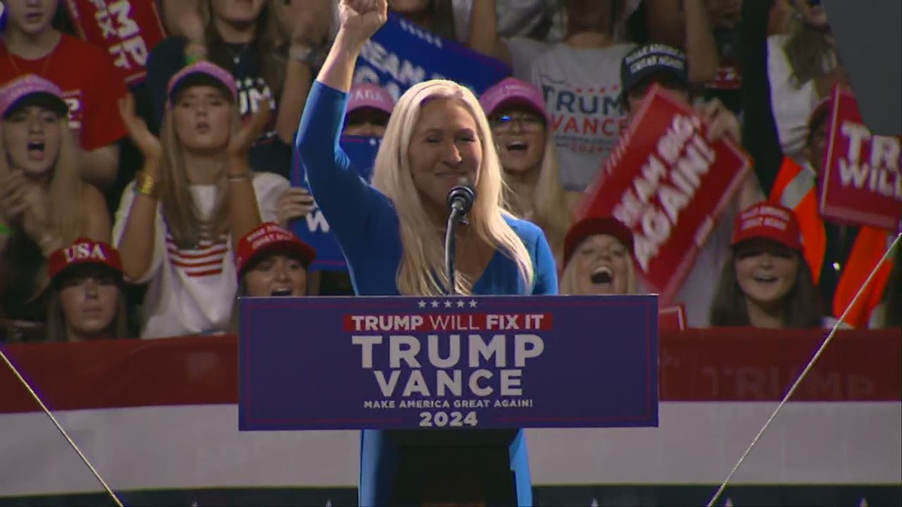 Marjorie Taylor Greene Trump Macon rally full speech