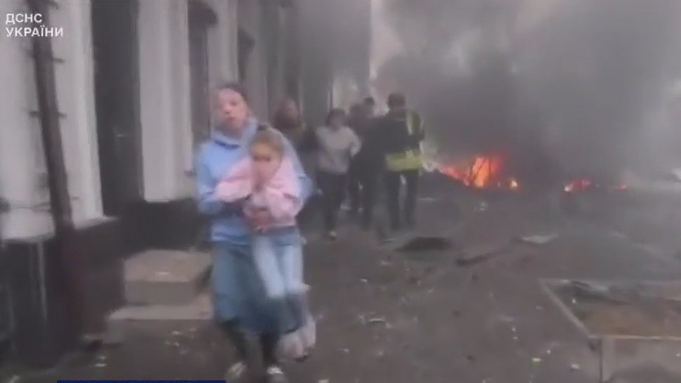 Russia strikes Ukraine kindergarten, killing 1