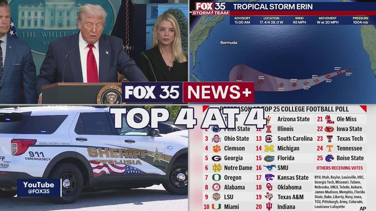 Top 4 news stories you need to know: August 11, 2025