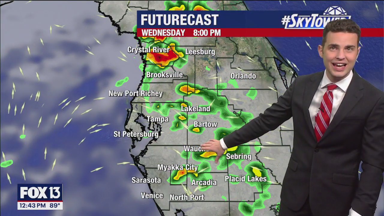 Tampa Weather | Hot temps, showers likely