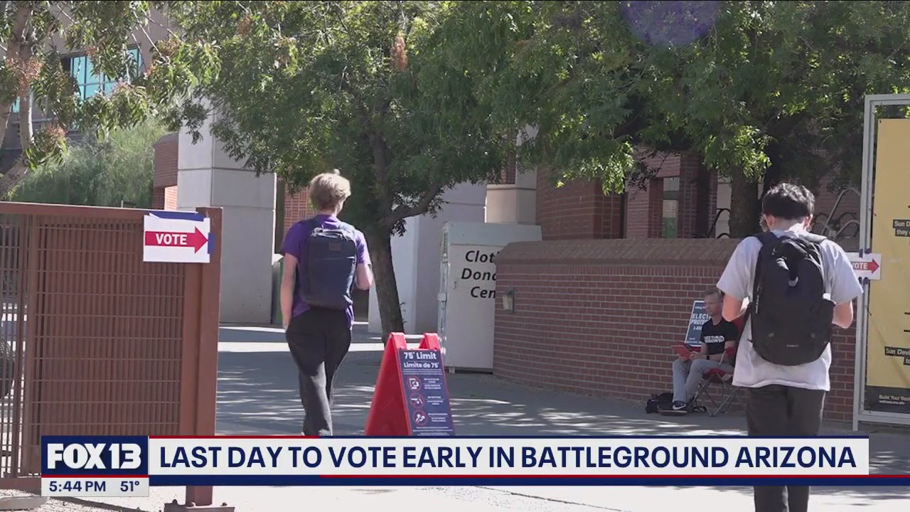 Early voting ends in battleground Arizona