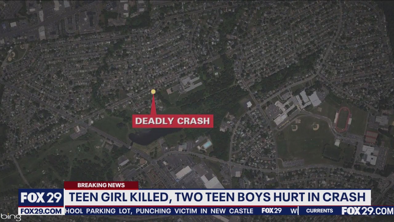 Teen girl killed, 2 teen boys injured in crash