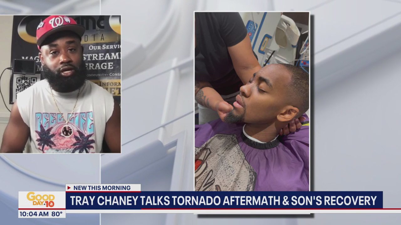 Tray Chaney shares son’s recovery after tornado strike