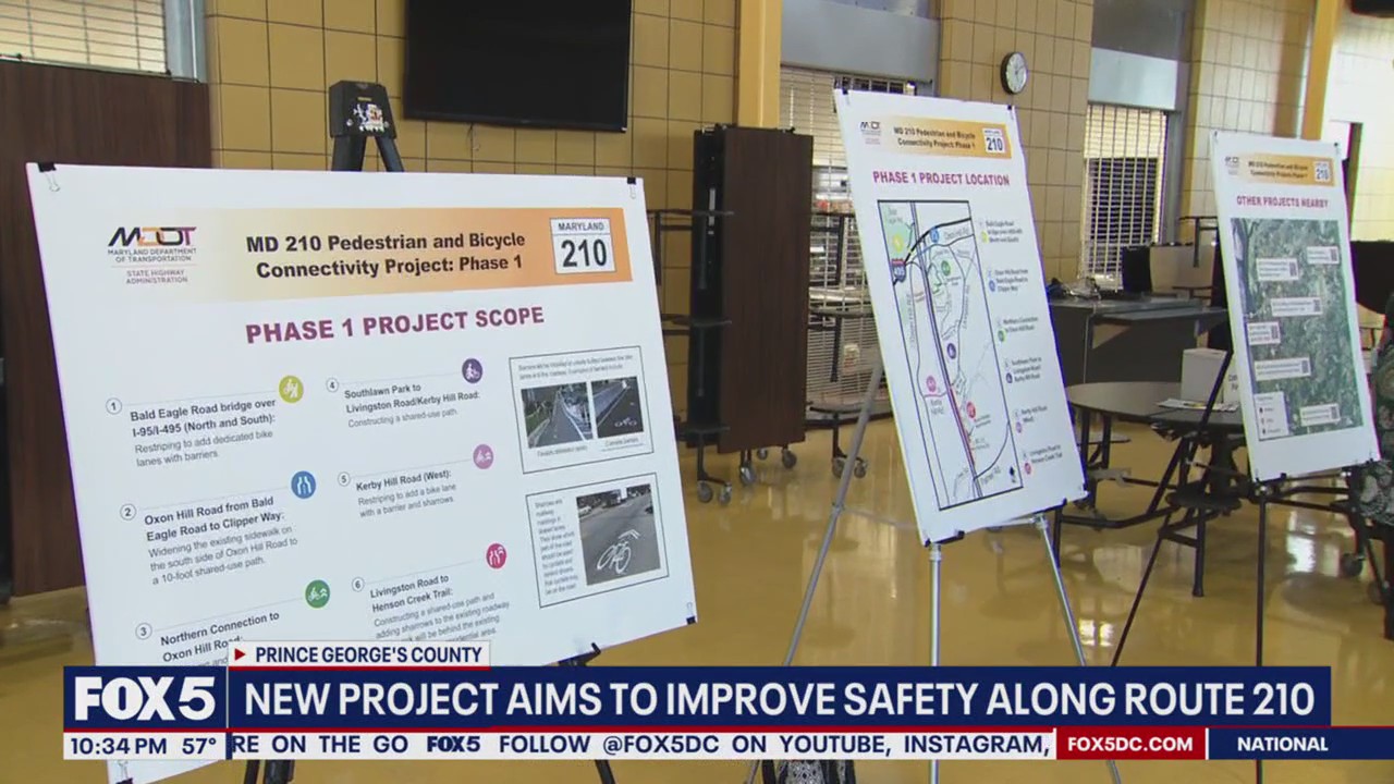 New project begins to improve safety along Route 210 in Maryland