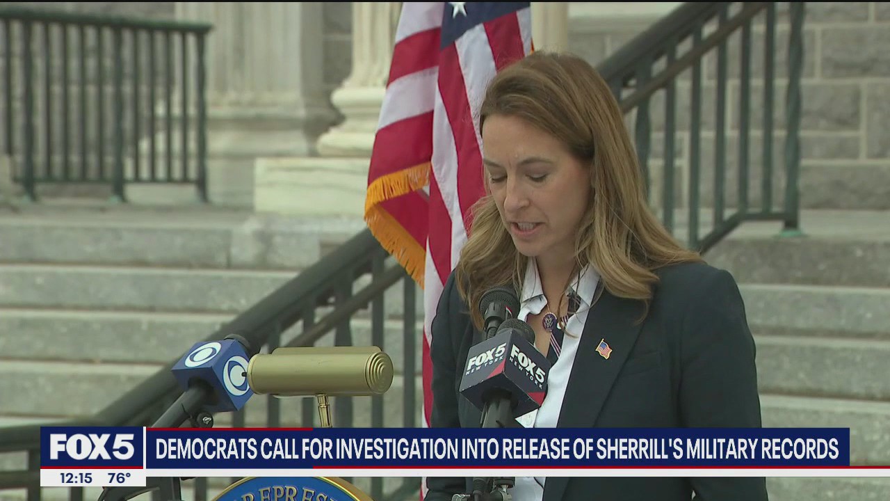 Sherrill blasts Trump, Ciattarelli over release of military records