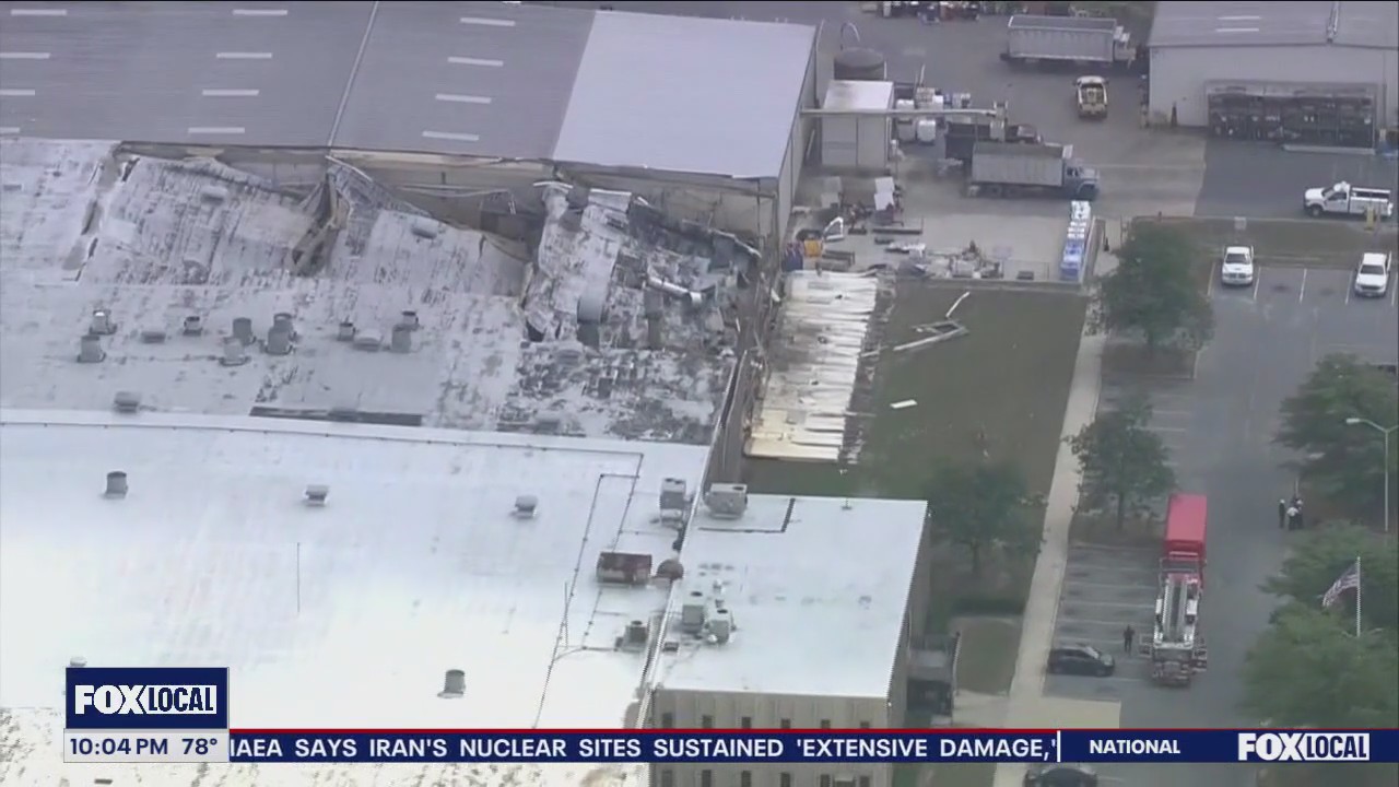 2 injured after ammonia leak, warehouse collapse in Bridgeton