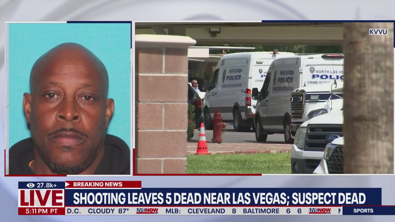Shooting kills 5, injures teenager near Las Vegas