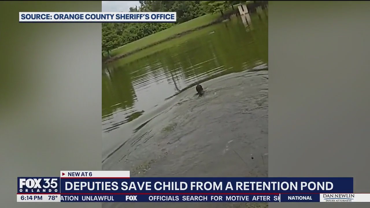 Child with autism treading water rescued by Florida deputy