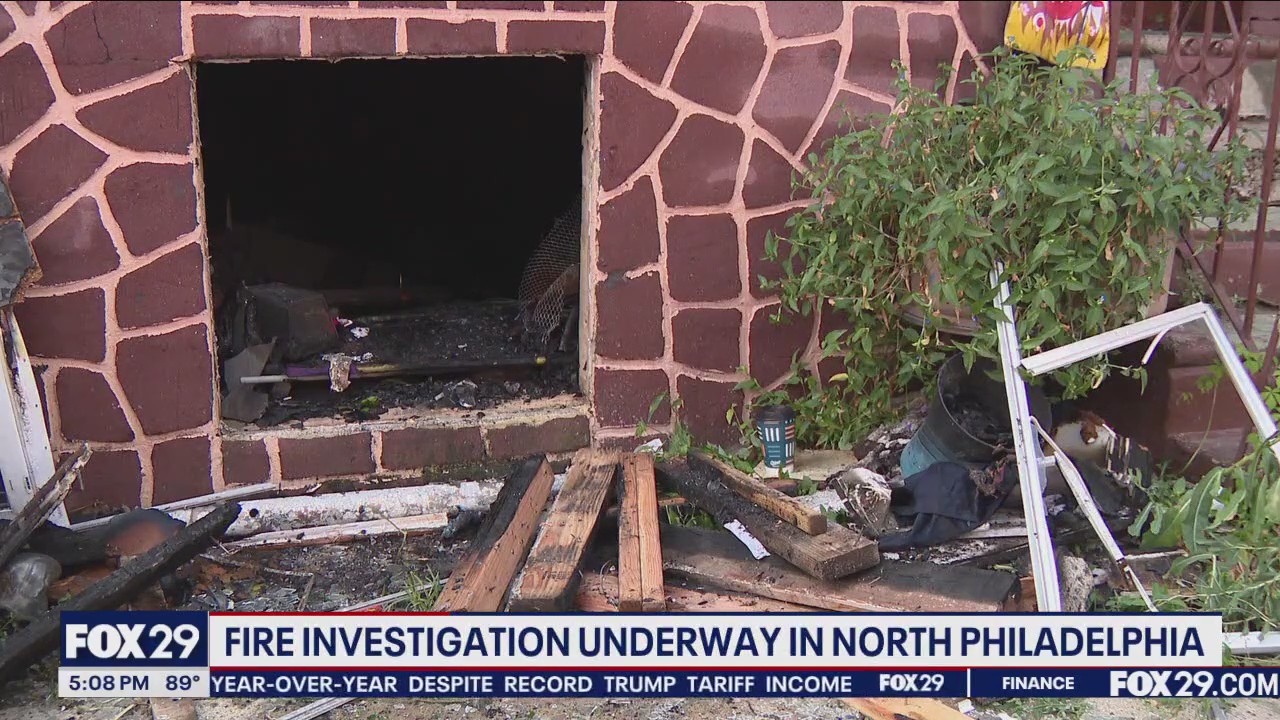 Fire investigation underway in North Philly