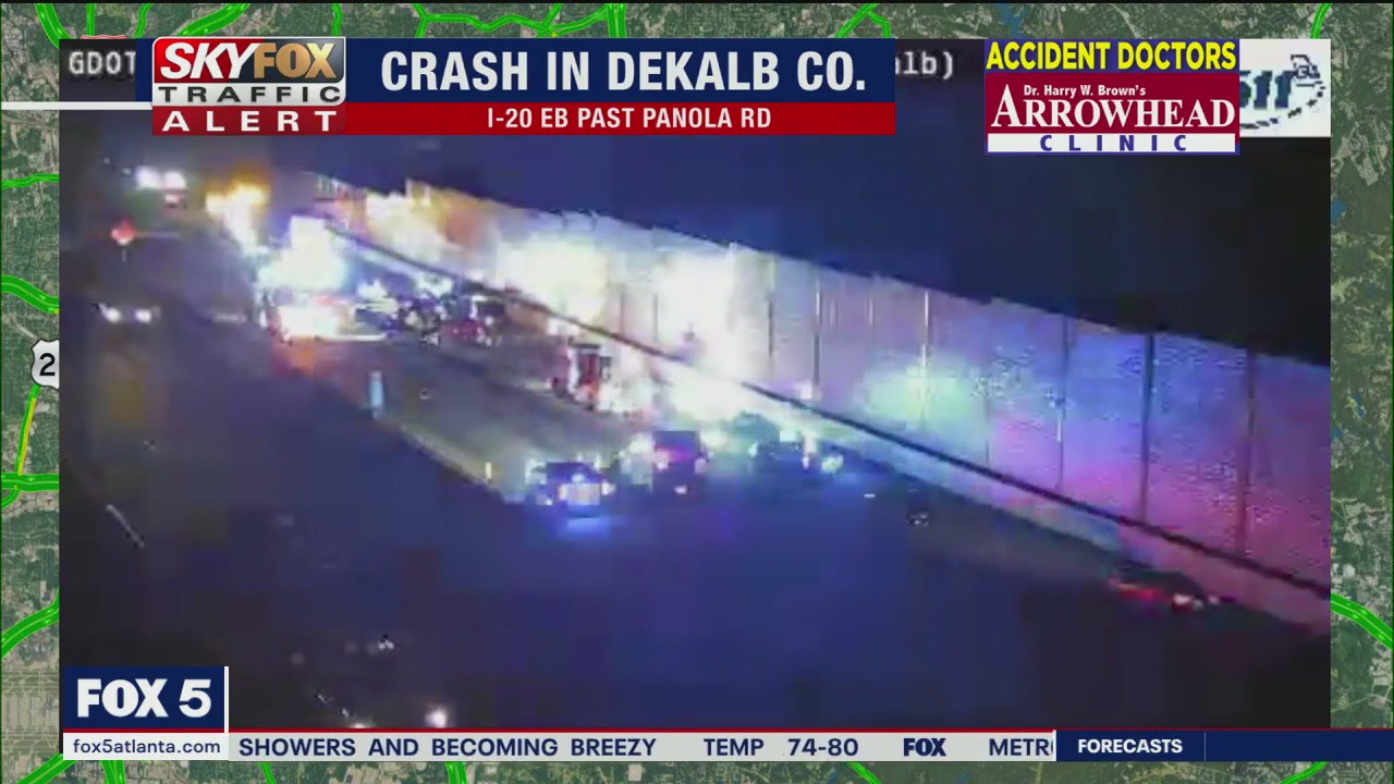 Crash on I-20EB past Panola Road