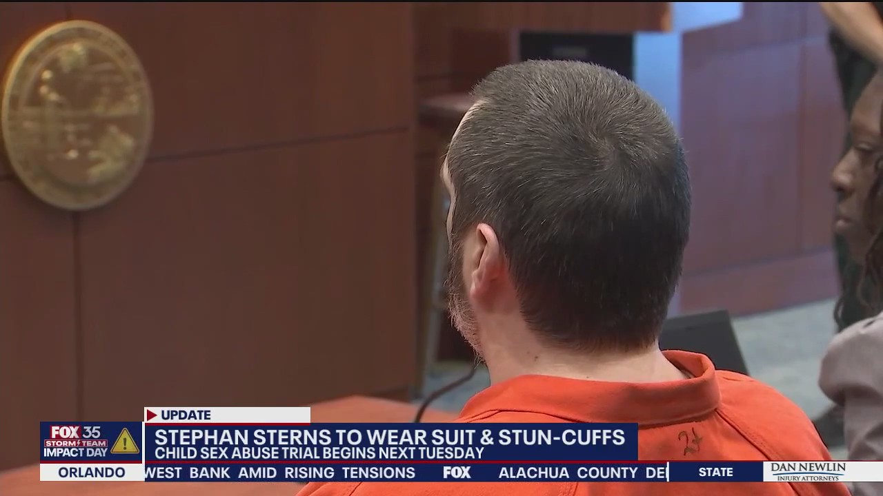 Stephan Sterns allows to wear suit during trial