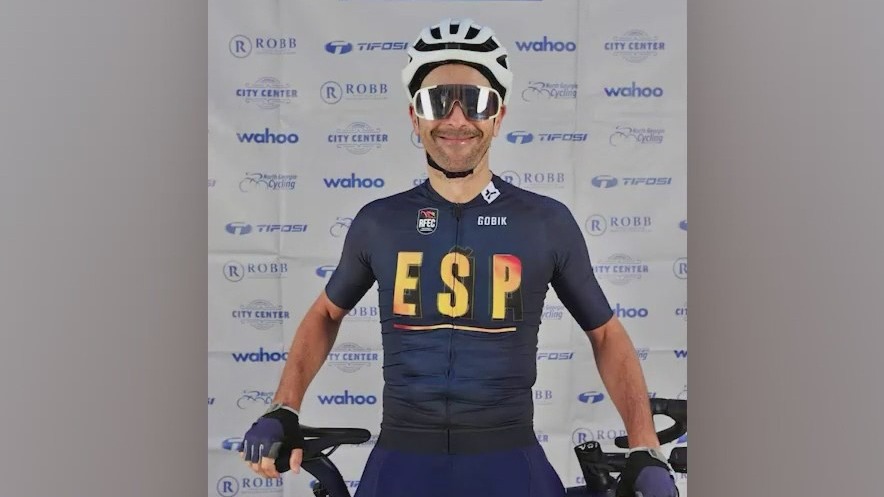 Cyclists one of their own with special ride