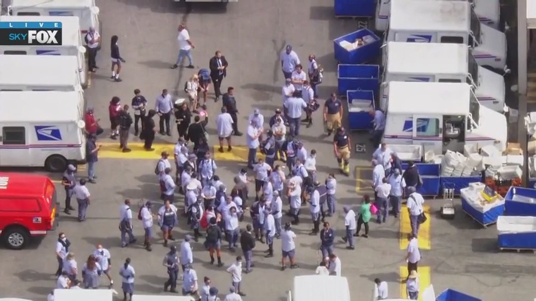 USPS workers evacuated from Torrance post office