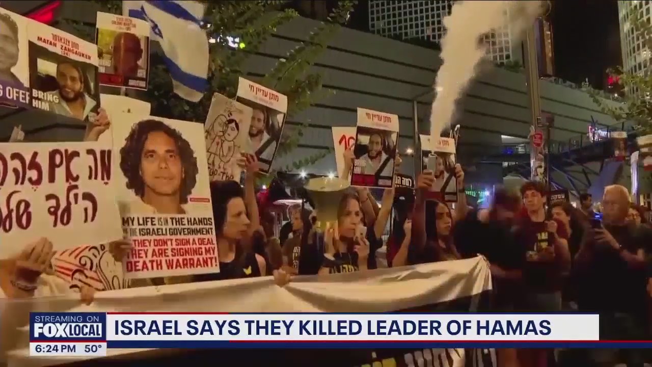 Israel says they killed leader of Hamas