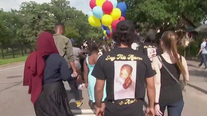 Marching for boy who was fatally shot in Minneapolis