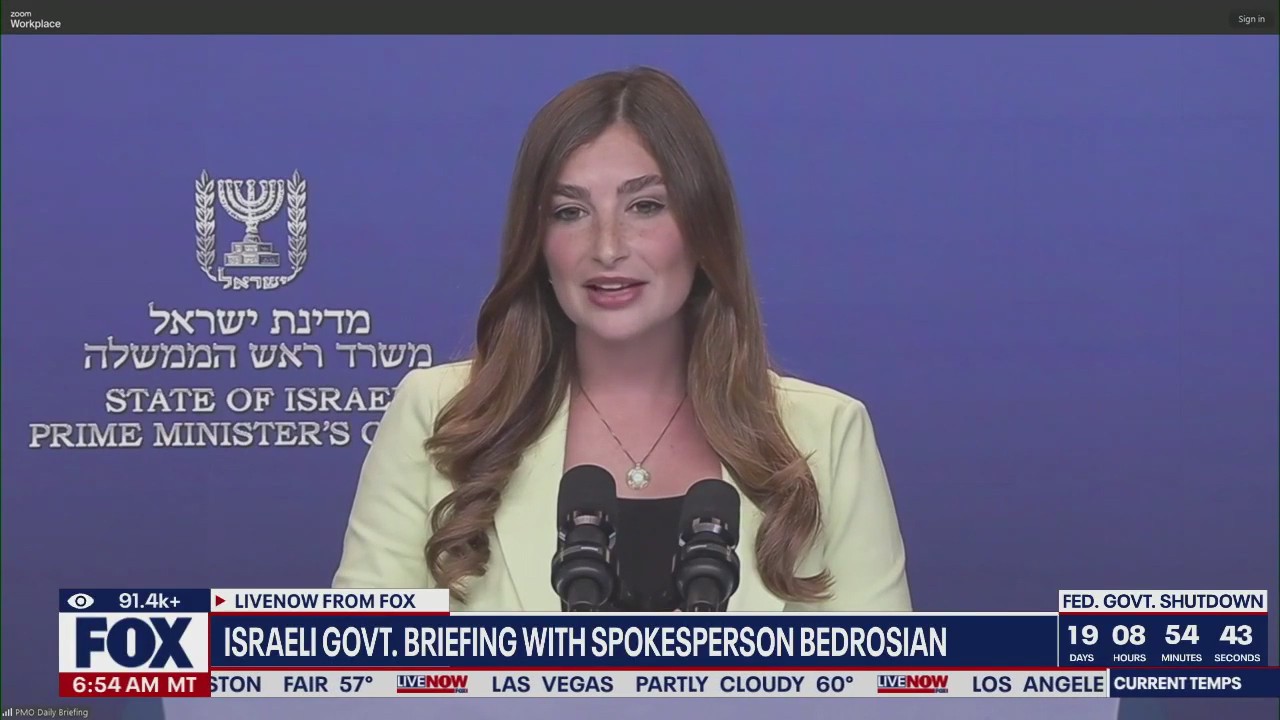 Israeli govt. briefing amid Gaza ceasefire