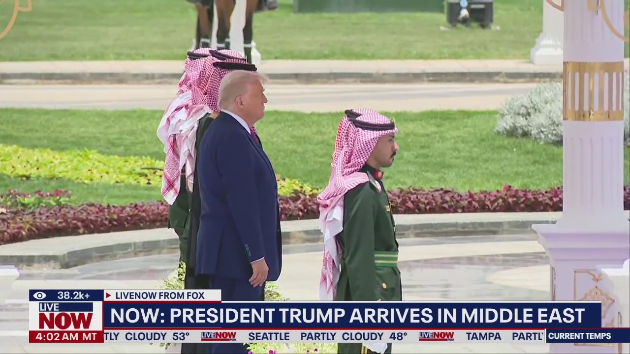 Pres. Trump arrives in Middle East