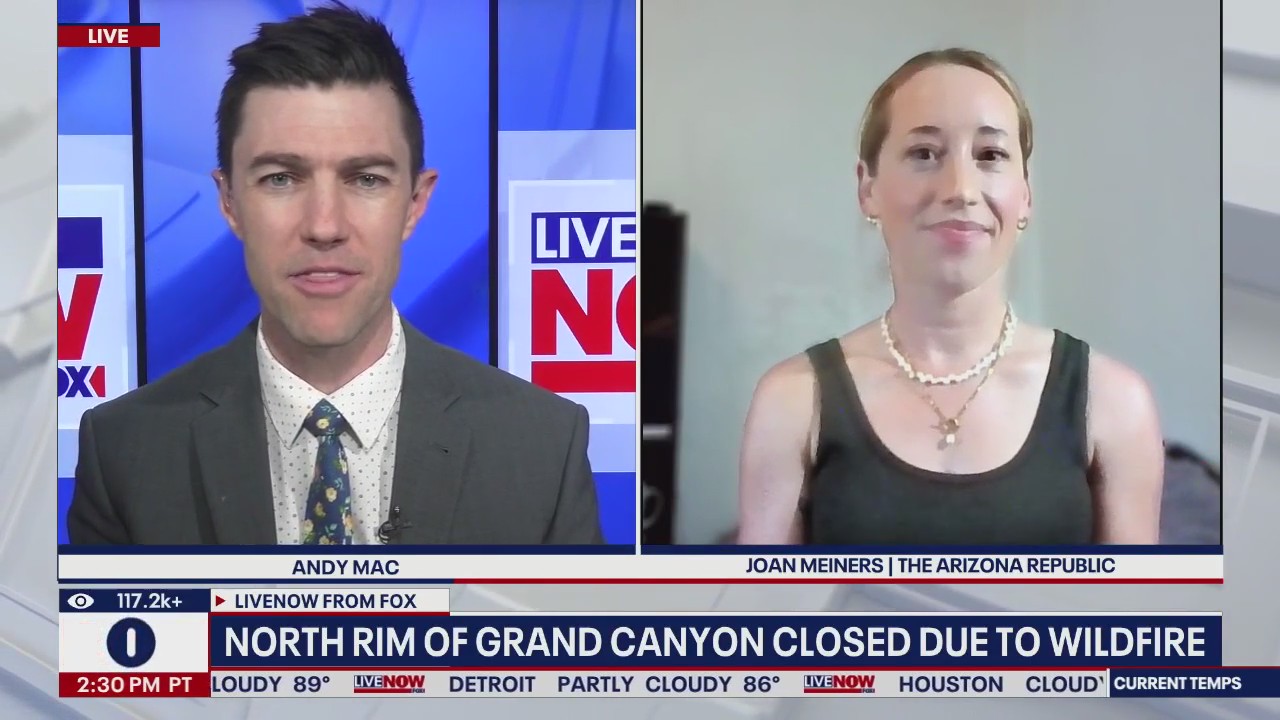 'Dragon Bravo Fire' burns of Grand Canyon's North Rim