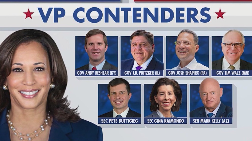 Who will Kamala Harris pick for VP?