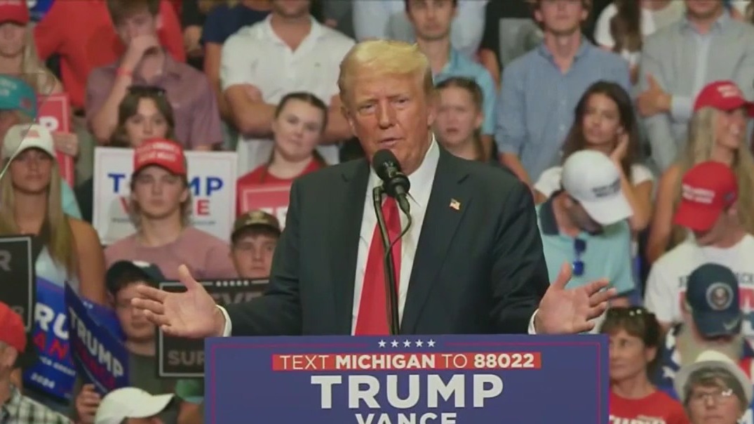 Trump rally amidst Biden's COVID recovery