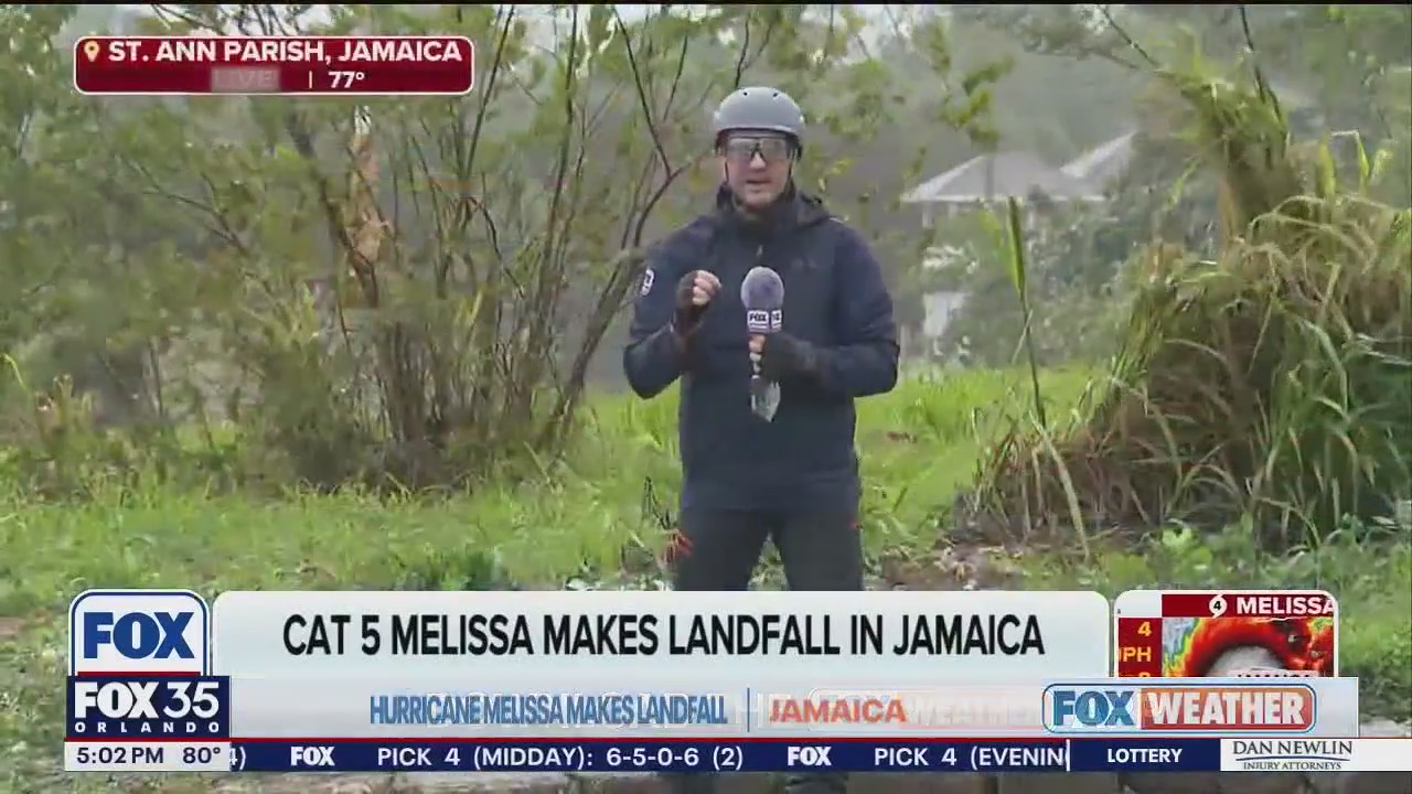 FOX Weather | Hurricane Melissa makes lands in Jamaica