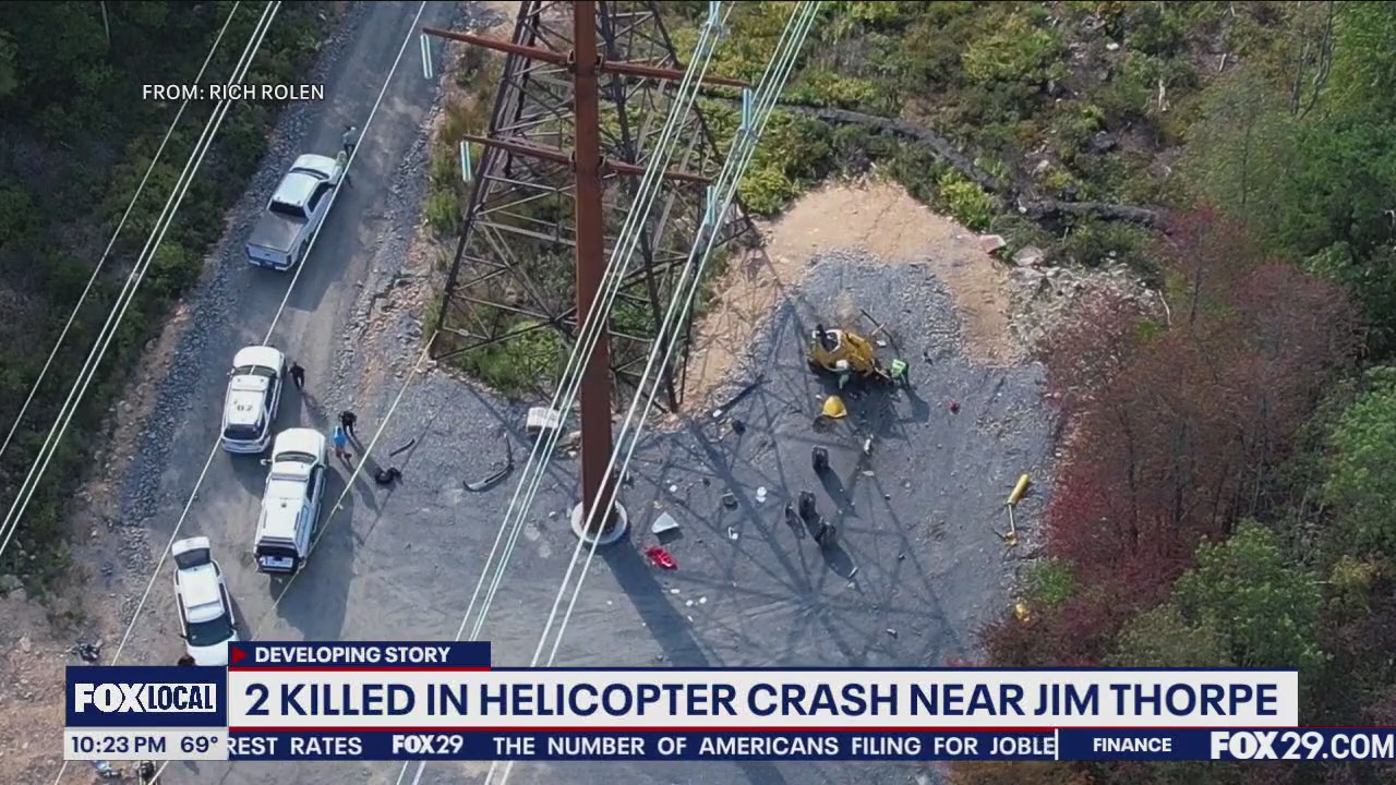 2 killed in helicopter crash near Jim Thorpe