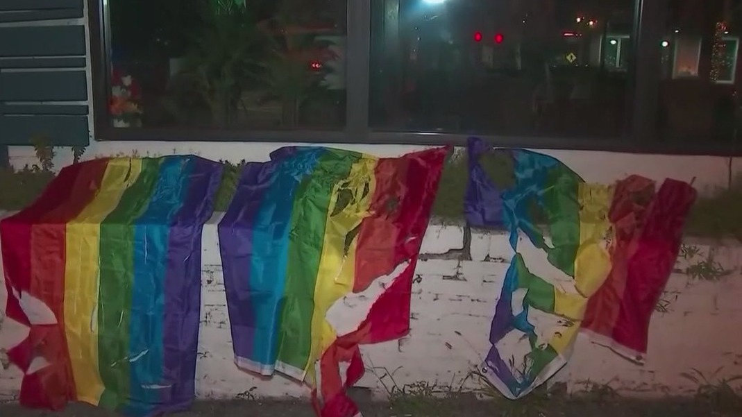 Pride flags vandalized in Midtown Atlanta