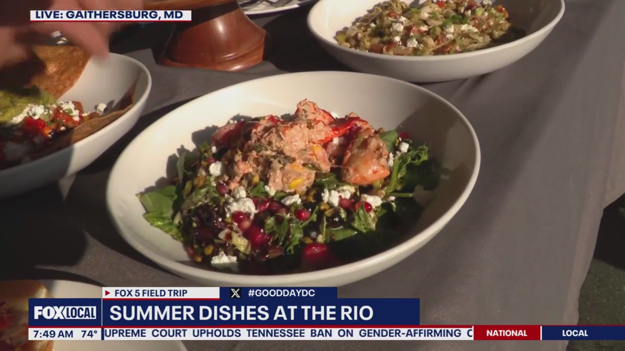 Visit to The Rio in Gaithersburg, Maryland for some summer dishes.