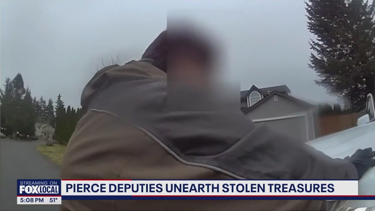 Pierce County deputies unearth stolen treasures during arrest