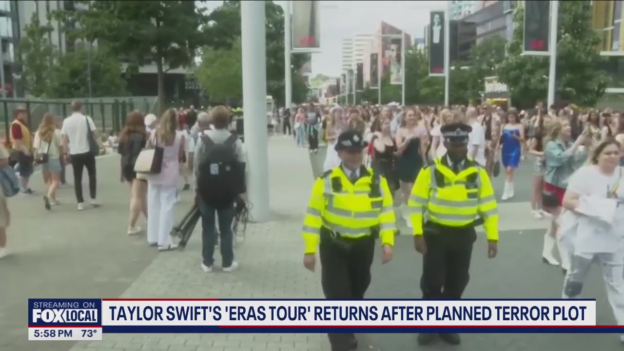 Taylor Swift's 'Eras Tour' returns after planned terror plot