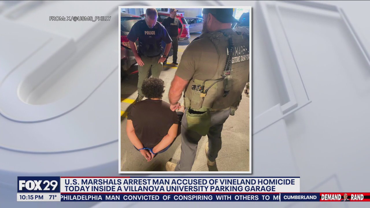 Man accused of Vineland murder arrested at Villanova University parking garage