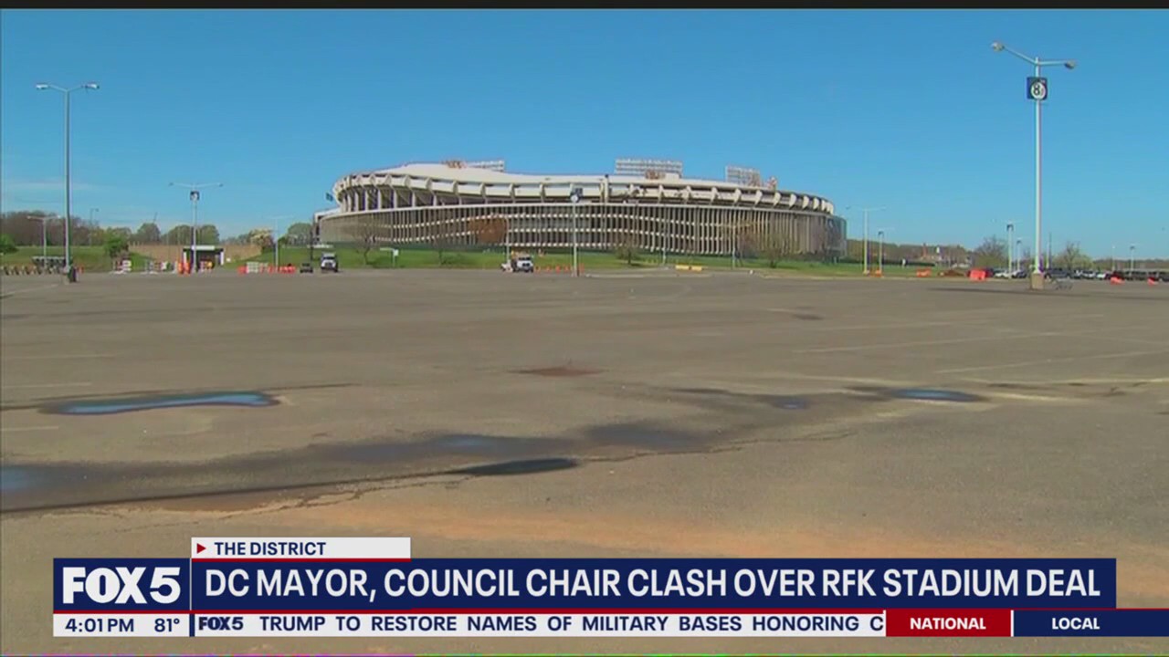 DC Mayor and Council Chair clash over RFK stadium deal timeline