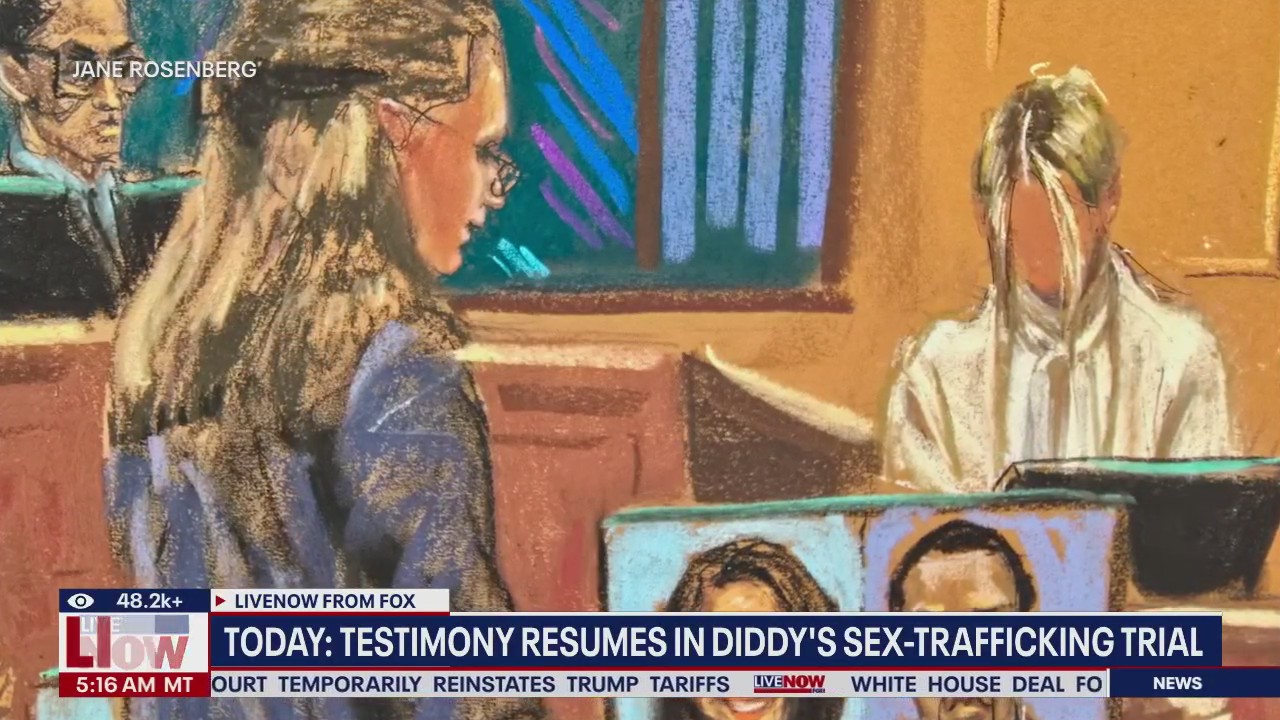 Diddy sex-trafficking trial continues Friday