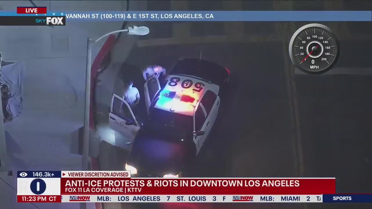 VIDEO: Driver taken into custody after reverse donuts