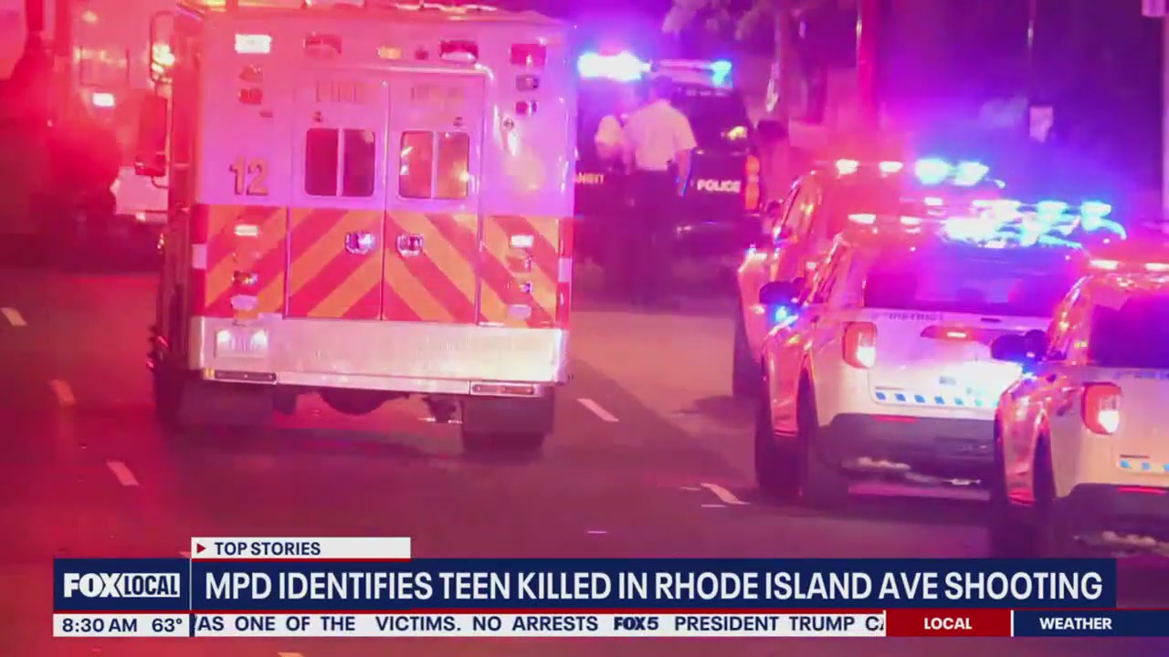 DC police ID teen fatally shot