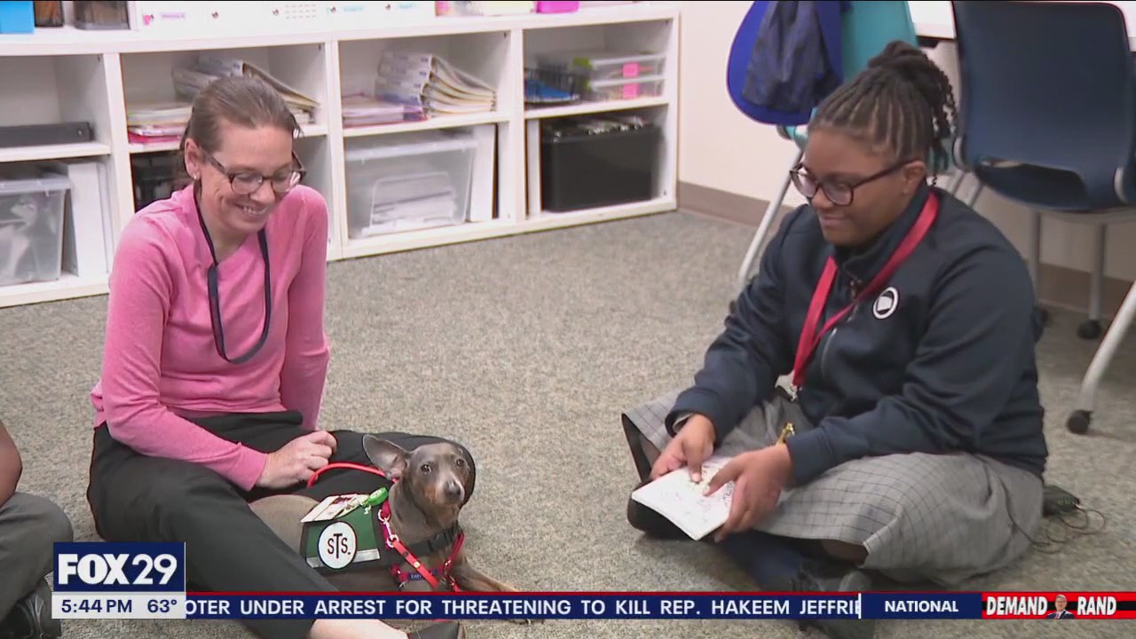 New pet therapy program launched at A String Theory Charter School