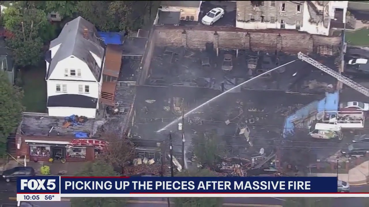 Hillside explosion levels auto shop, displaces families and leaves nearby businesses damaged
