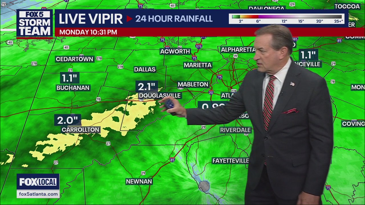 Monday night forecast