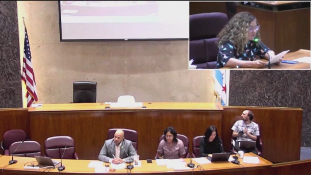 Immigrant rights hearing at city hall