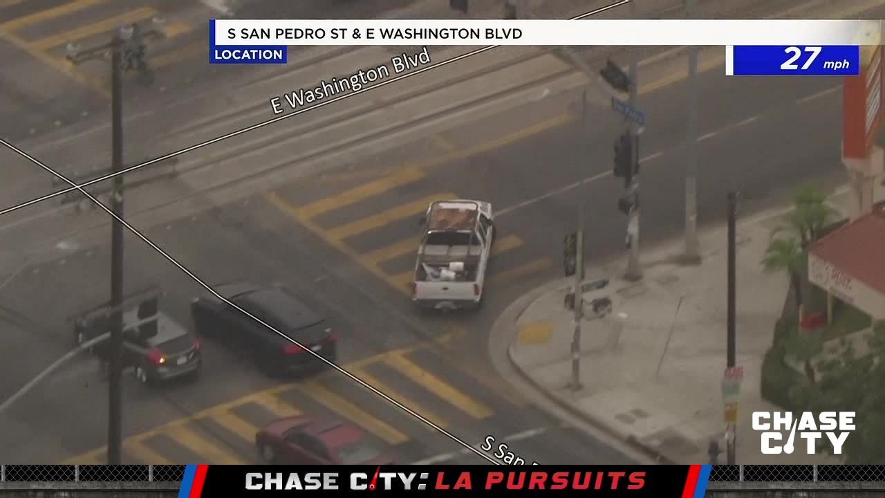 Chase City: Suspect Flees Through Downtown L.A. - 8/1/25