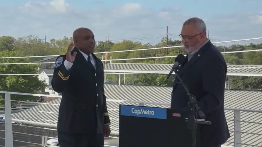 New CapMetro PD chief sworn in