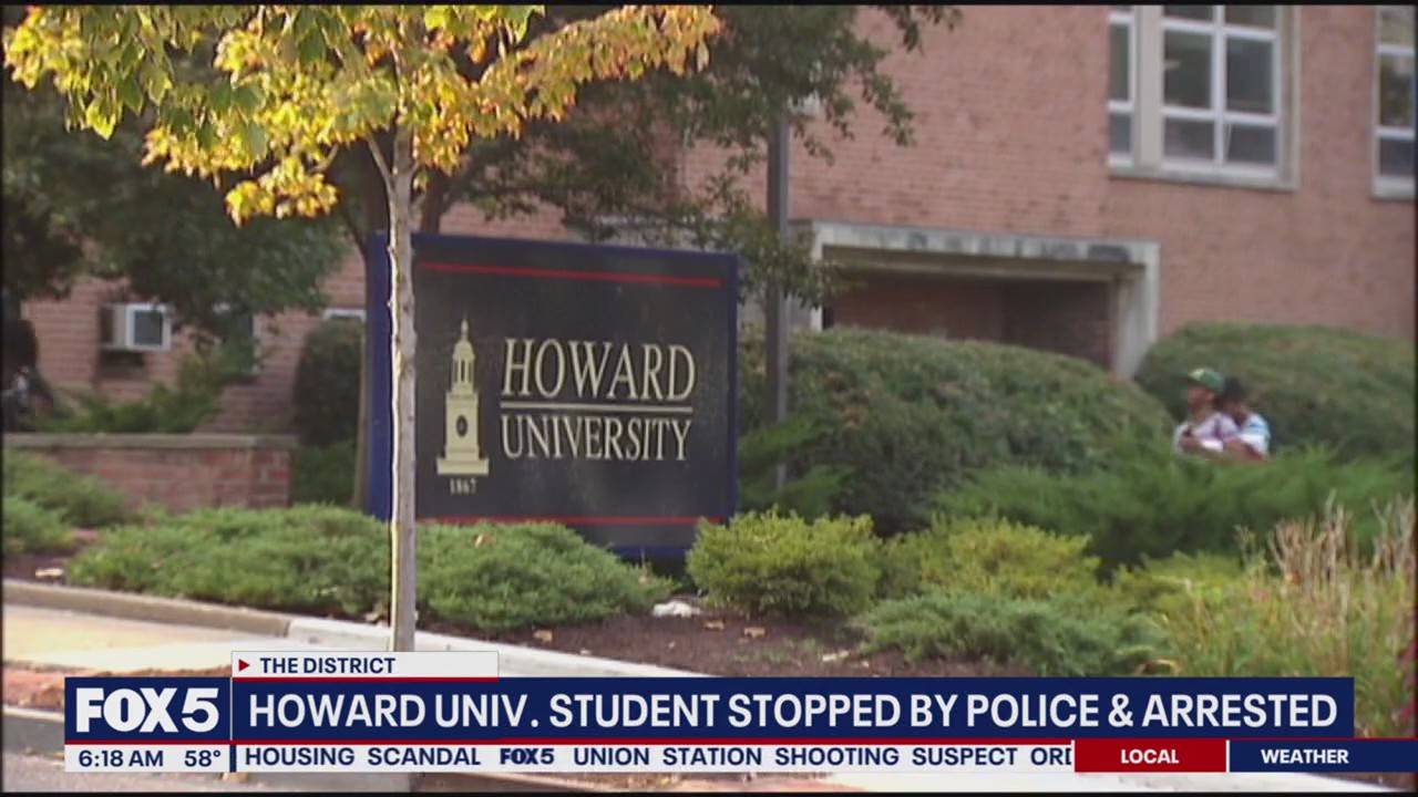 Howard University student arrested by DC police
